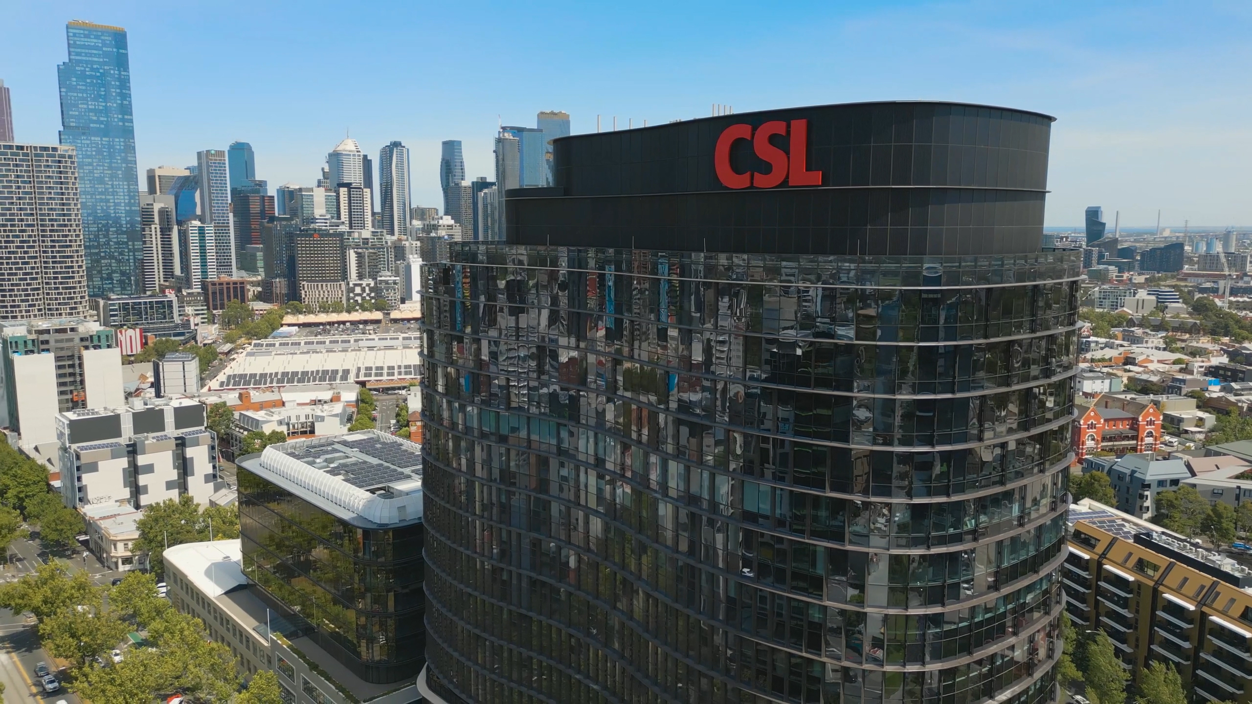 CSL melbourne exterior drone